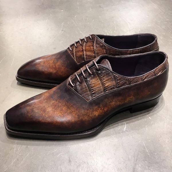 CR07 BALMORAL PLASTRON CROCODILE