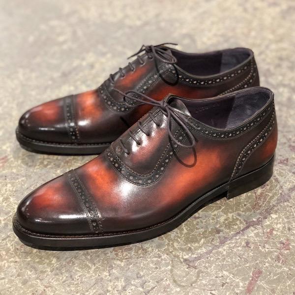 EN01 PLAIN CAPTOE OXFORD