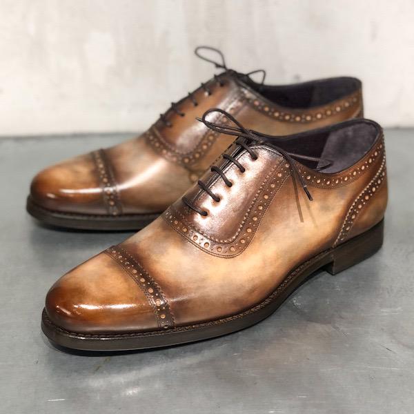 EN01 PLAIN CAPTOE OXFORD