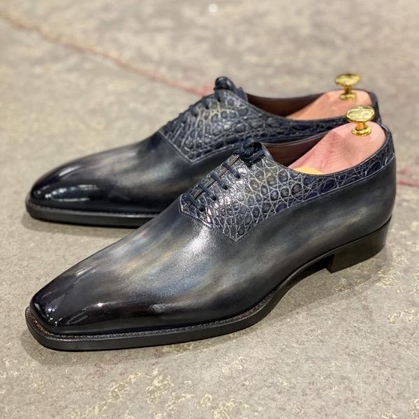 CR07 BALMORAL PLASTRON CROCODILE