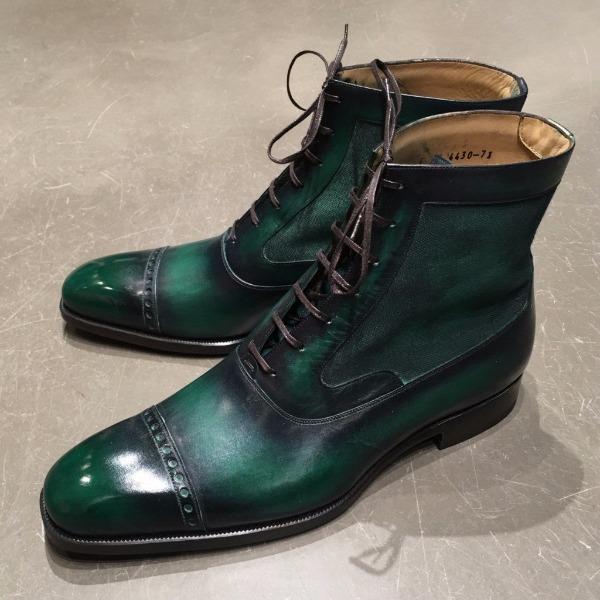 FR03 BI-MATERIAL LACE-UP BOOTS